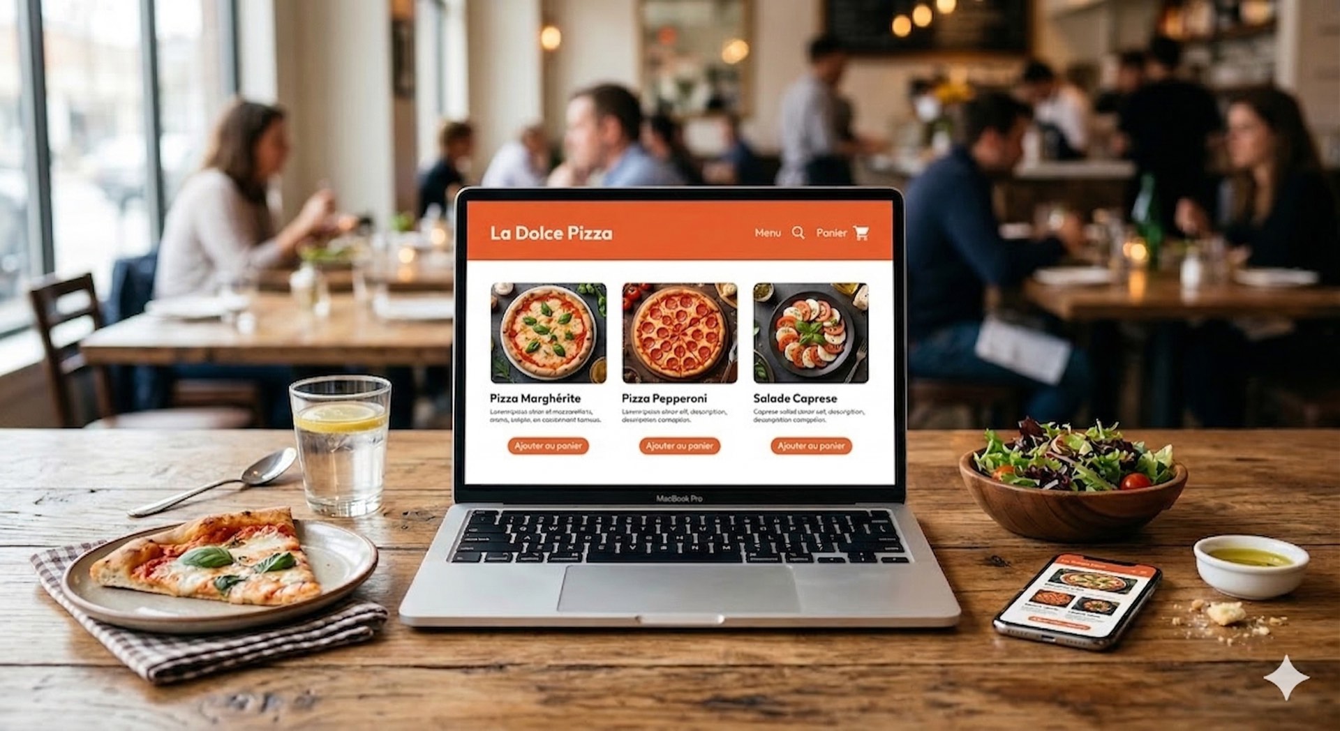 La Dolce Pizza — Interface PréGo!